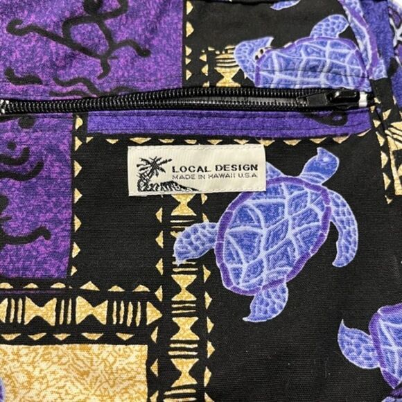 Local Design Made In Hawaii Crossbody Sea Turtle Sack Bag - Picture 2 of 8